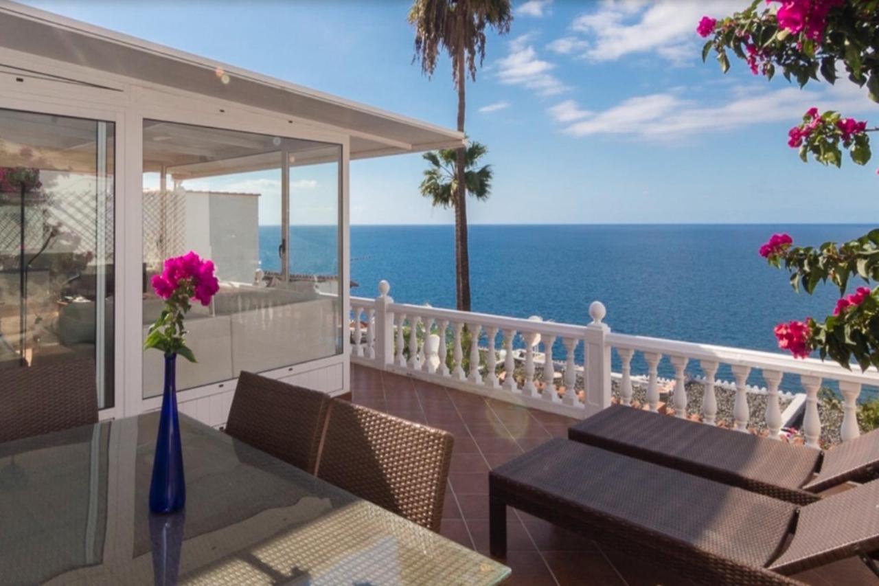 Sunset Balcony With Ocean Views Villa Mogan Luaran gambar